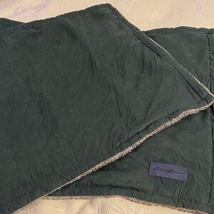 Eddie Bauer Forest Green standard size pillow shams.